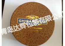 巧克力紙罐金色