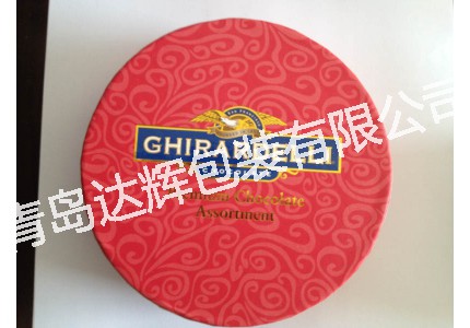 巧克力紙罐紅色